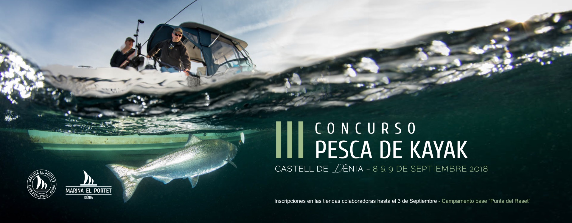 III Concurso Pesca Kayak Marina el Portet Dénia Perfect Pixel Publicidad Joaquin Molpeceres