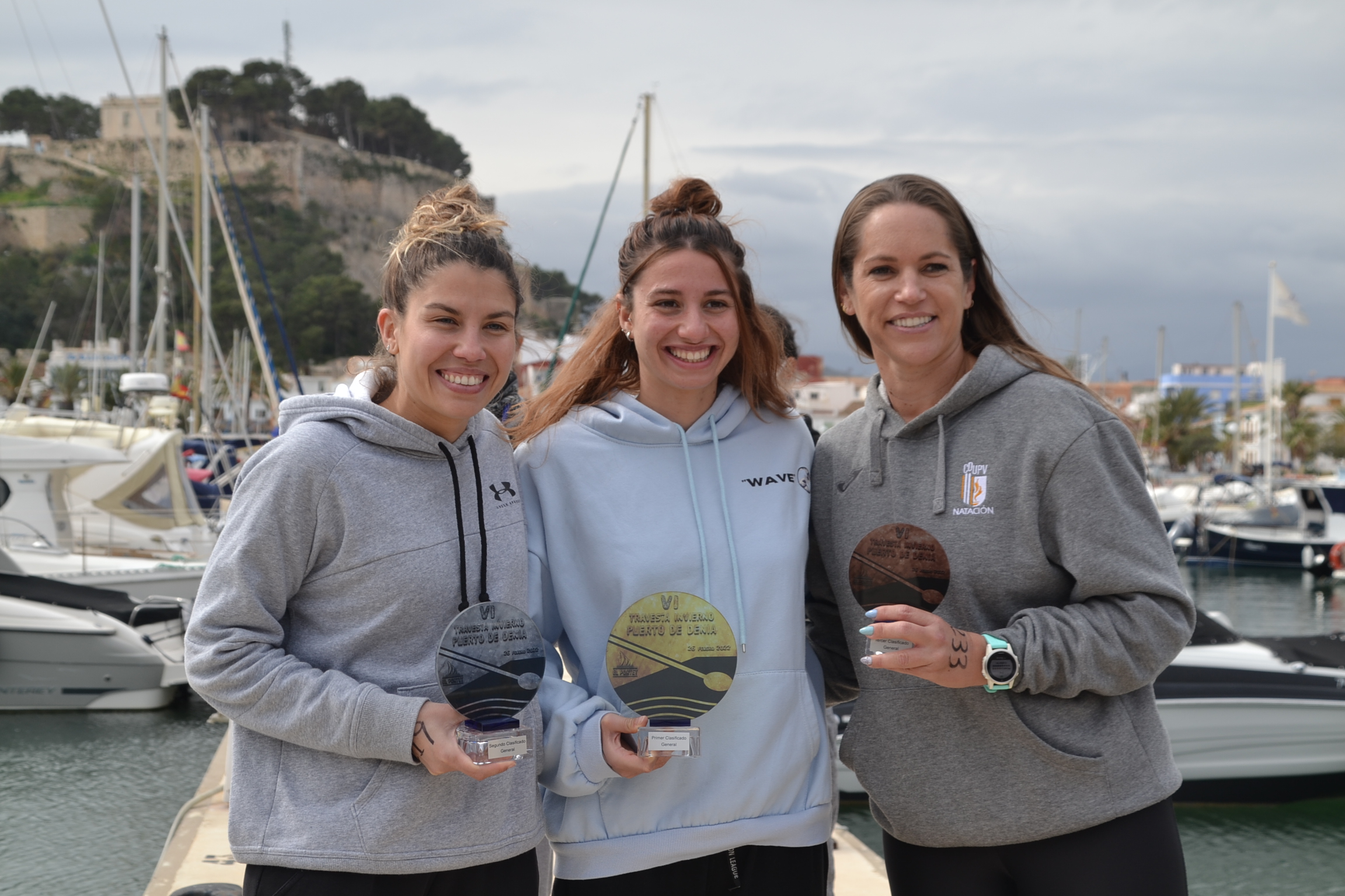 Vencedoras femeninas VI Travesía Invierno Puerto de Dénia Joaquin Molpeceres Sanchez